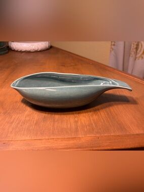 Russel Wright Steubenville Seafoam Blue Gravy Boat American Modern 1939-1959